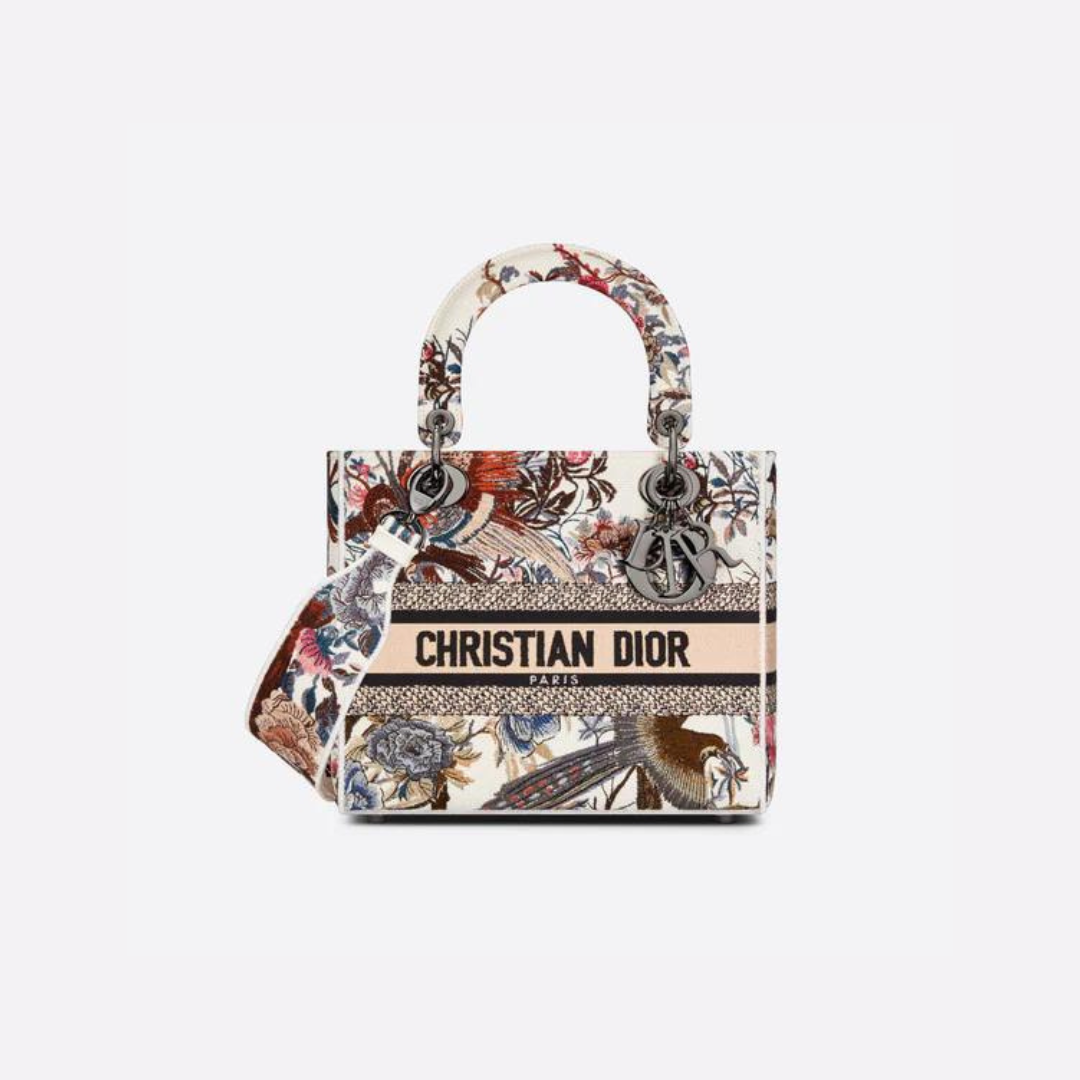 Ecru multicolor medium LD-lite bag