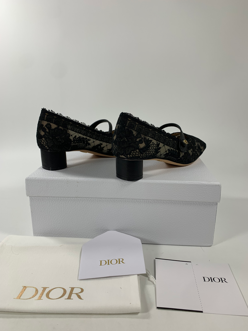 Black DG ballet pump