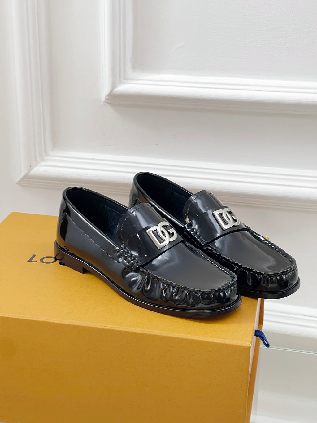 Black Polished Loafers