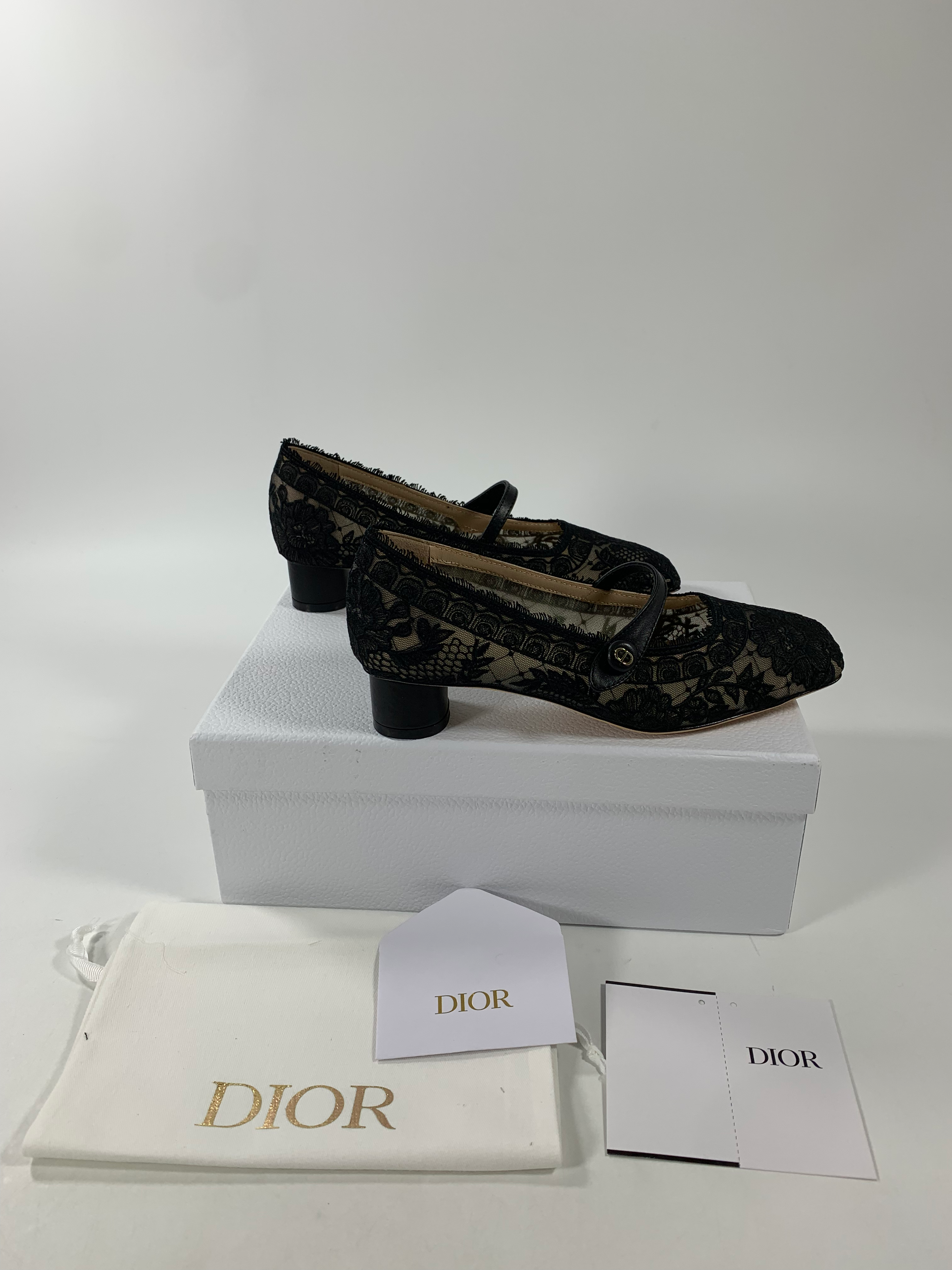 Black DG ballet pump