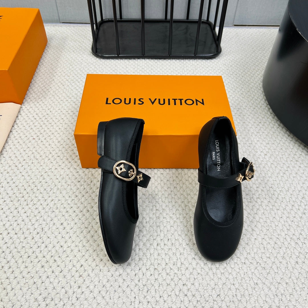 Black LR Flat Ballerina