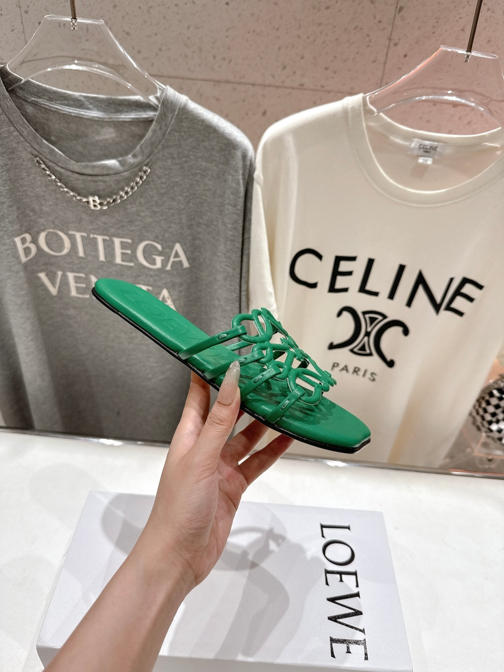 Green Petal Anagram Slide