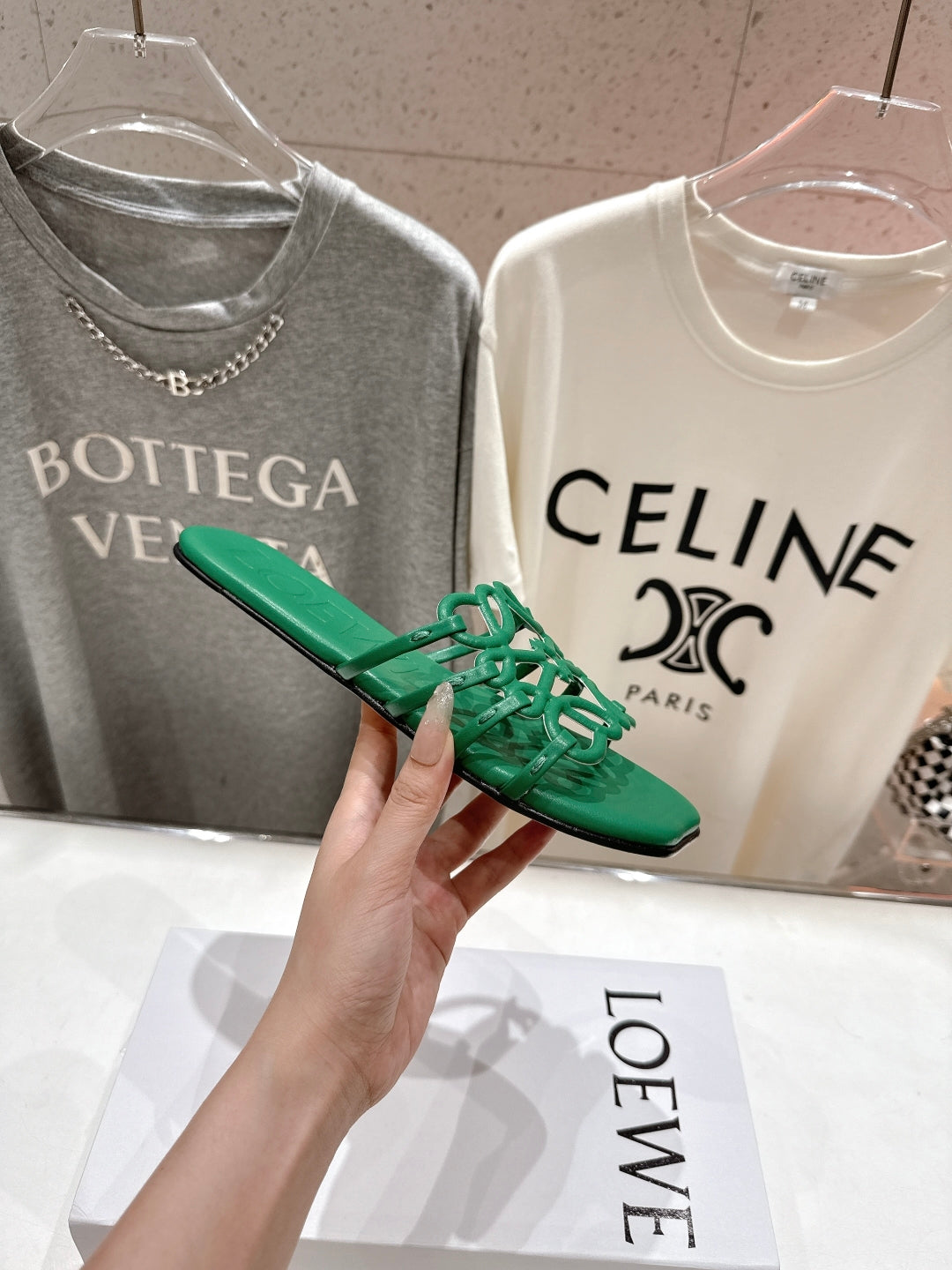 Green Petal Anagram Slide