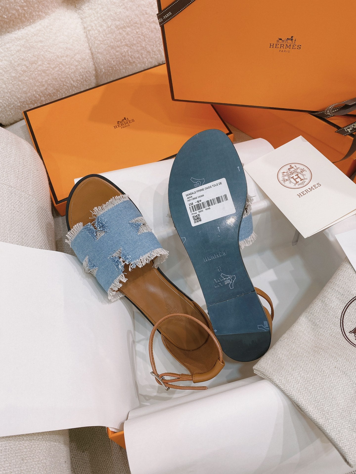 Bleu Clair / Nature HS Sandal