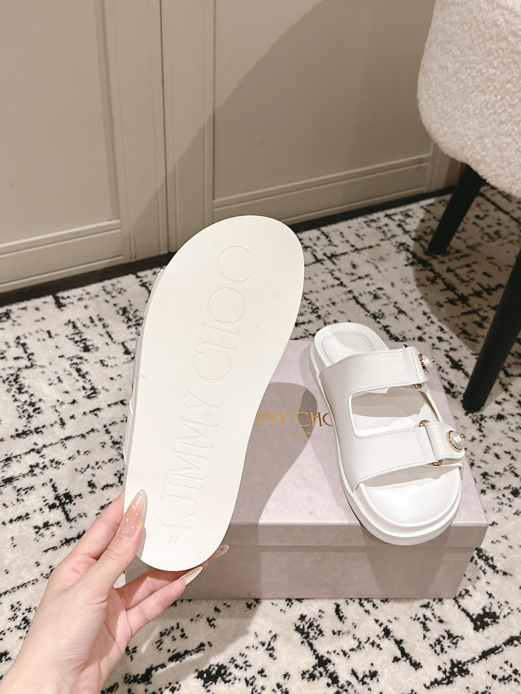 Latte Fayence Sandal