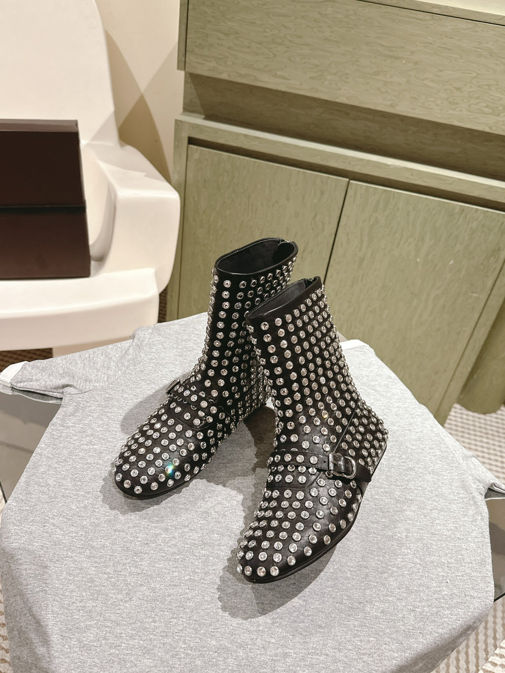 Black High Ballet Flats