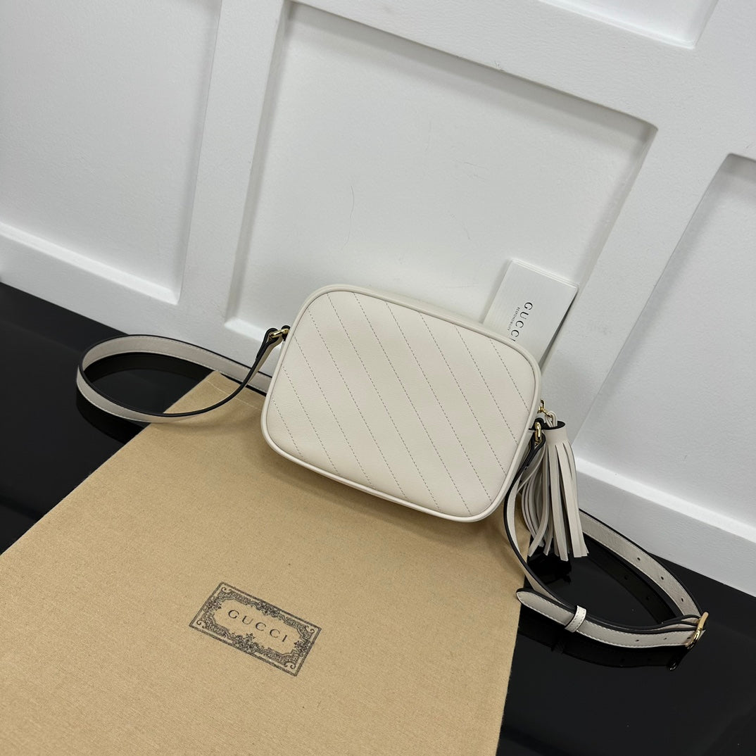 White GB Small Shoulder Bag
