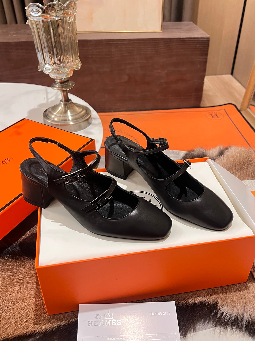 Black Jackie 50 Pump