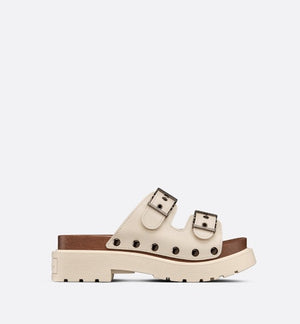 White DQ strap sandal