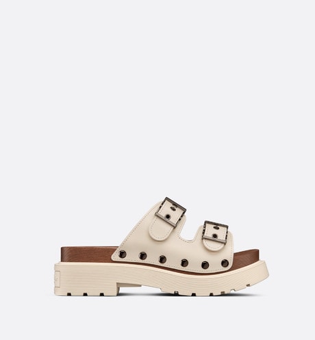 White DQ strap sandal