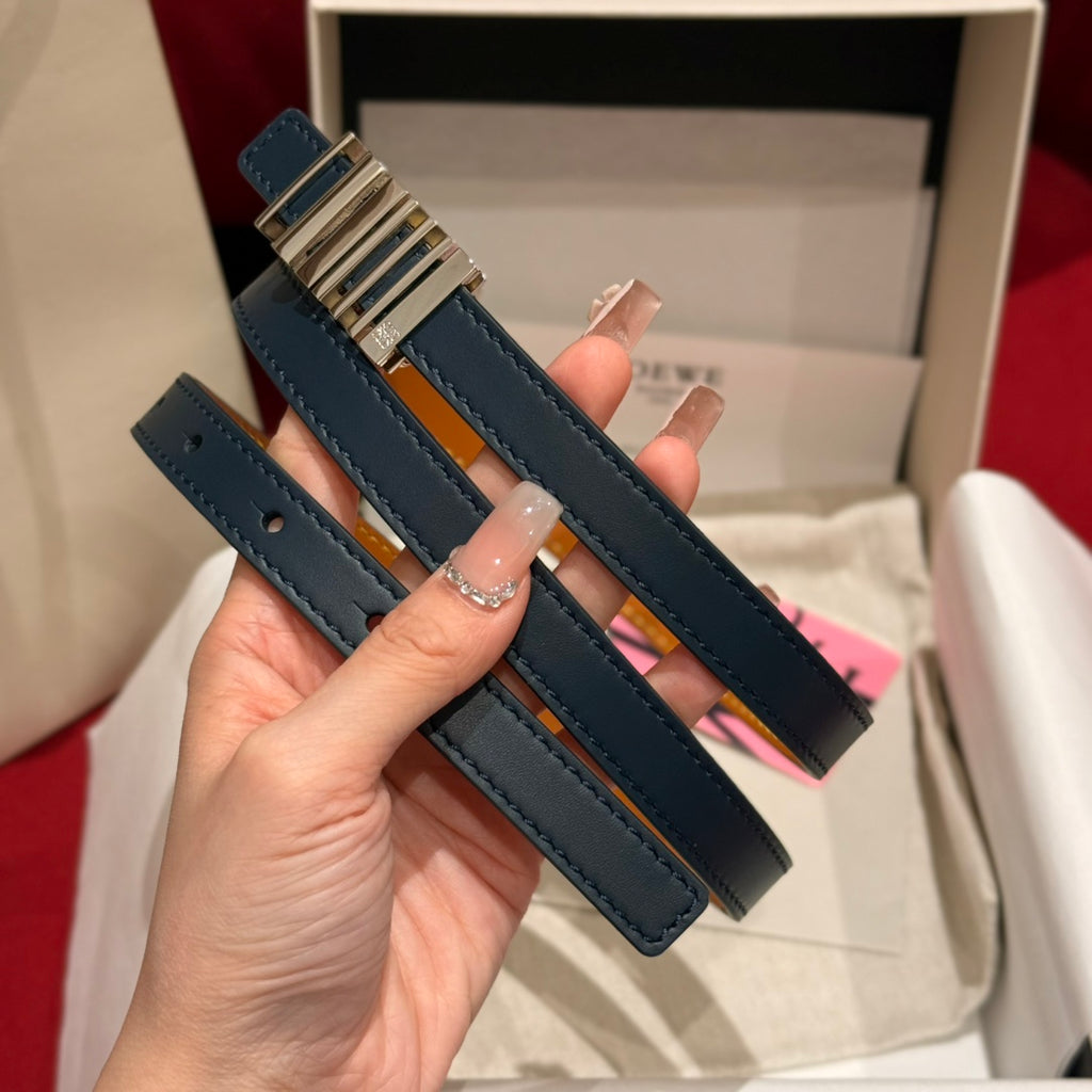 Abbys Blue/Palladio Graphic Belt