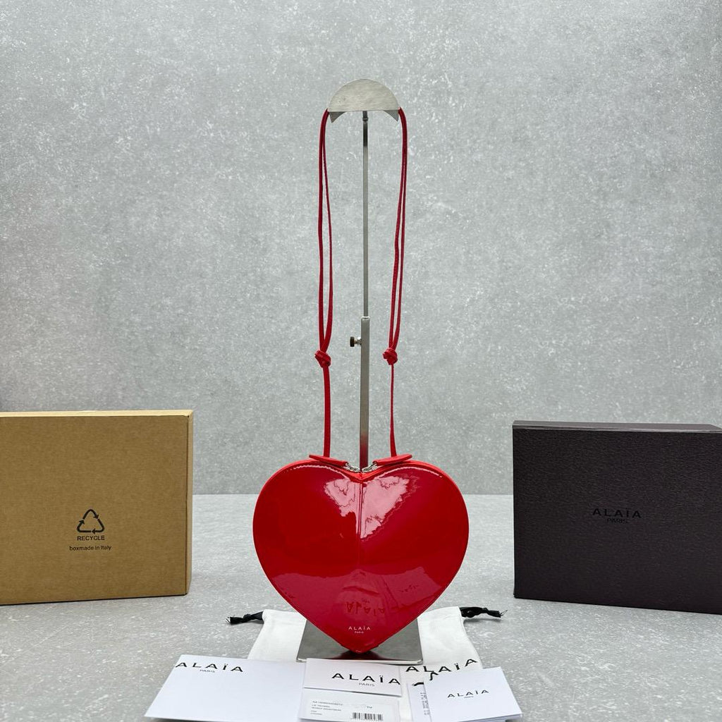 Red LC Bag In Patent Leather