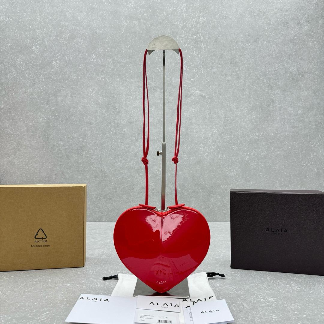 Red LC Bag In Patent Leather