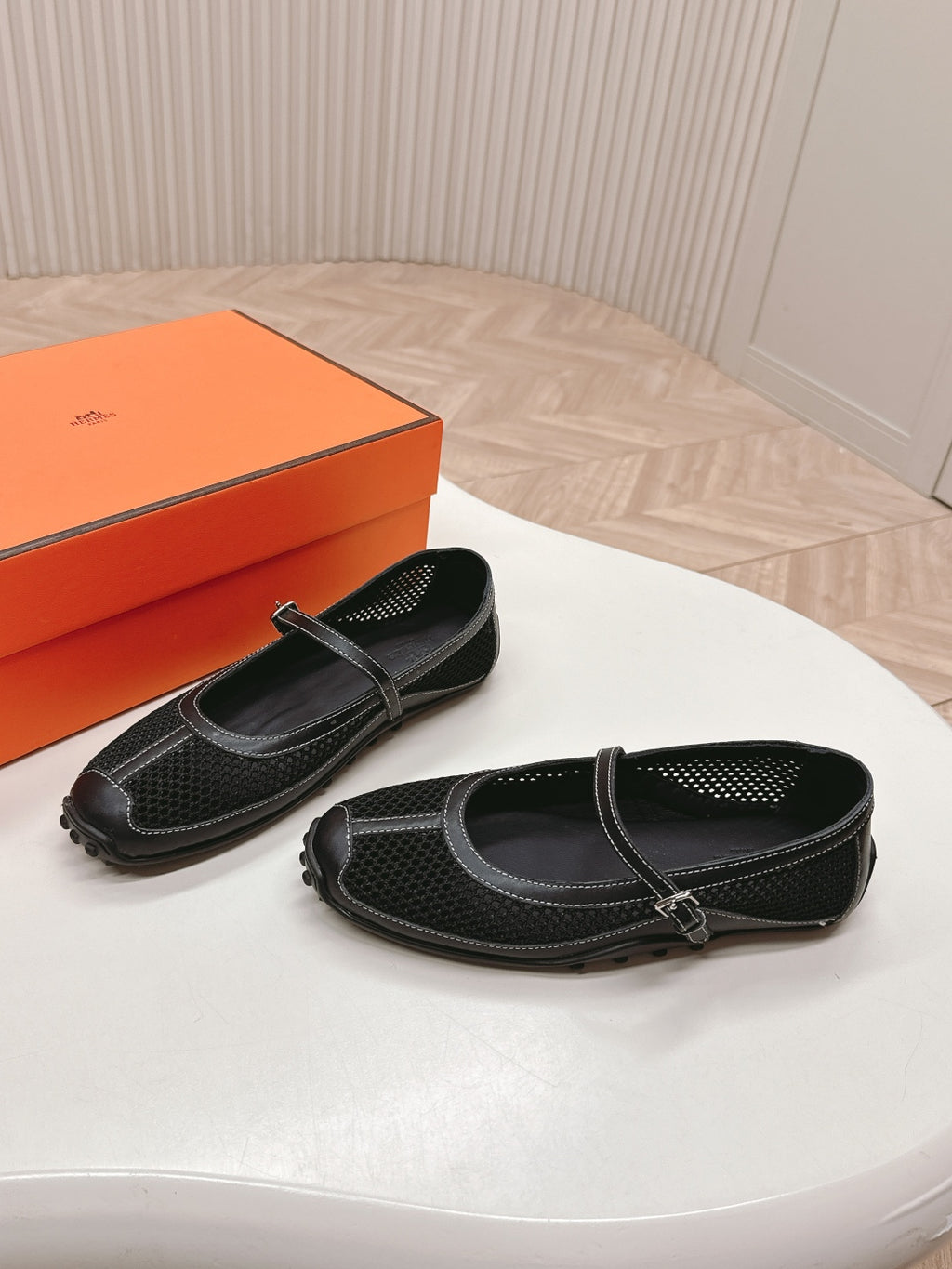 Black Kichu Ballet Flat