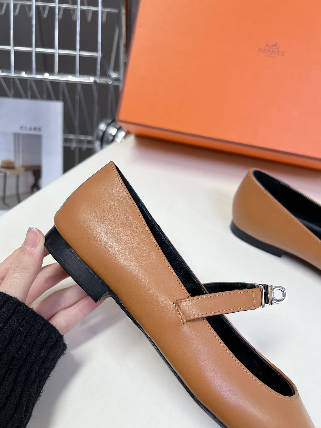 Naturel Clair Kelly Ballet Flat