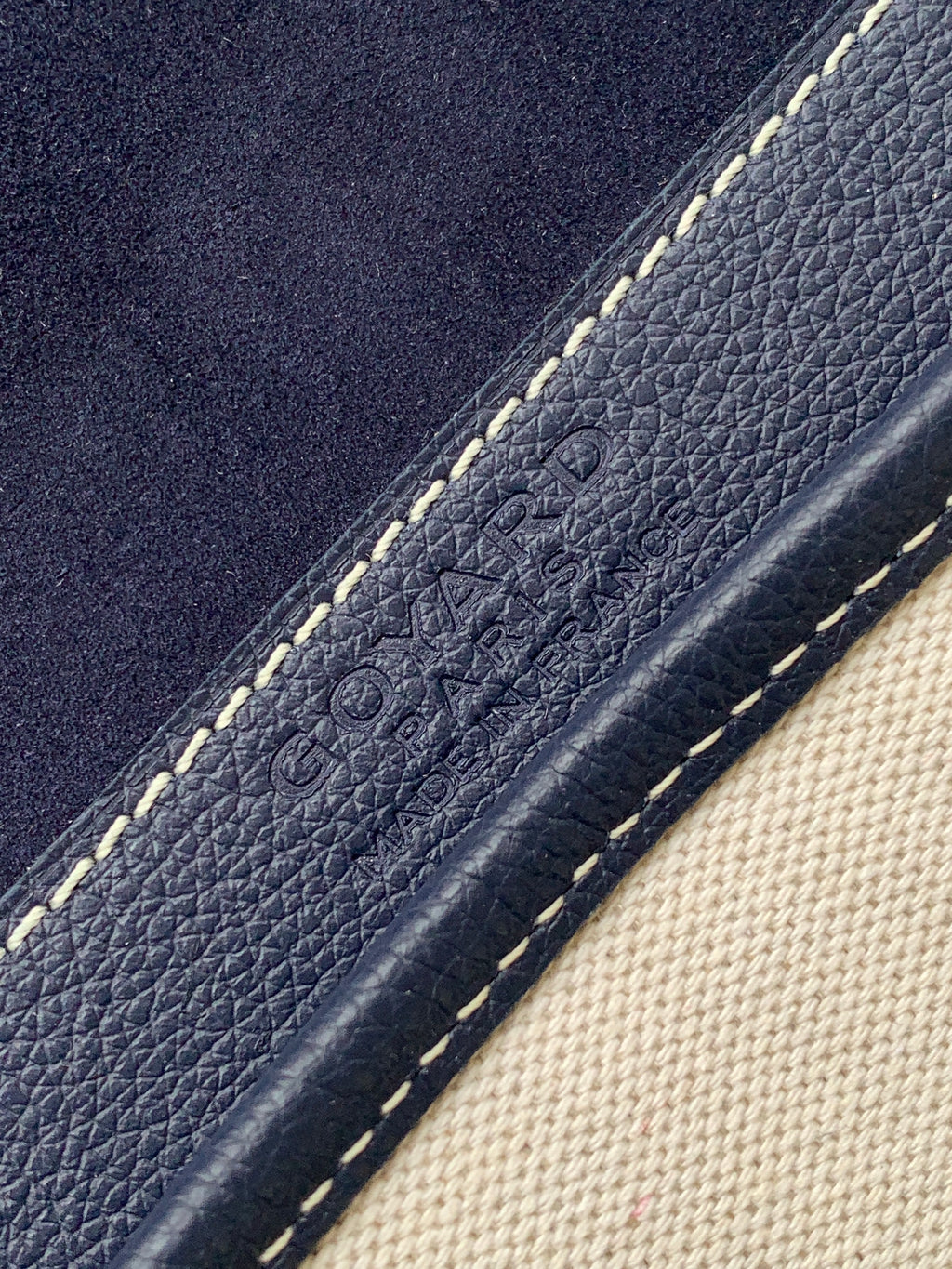 Navy Blue Coursier Messenger Bag