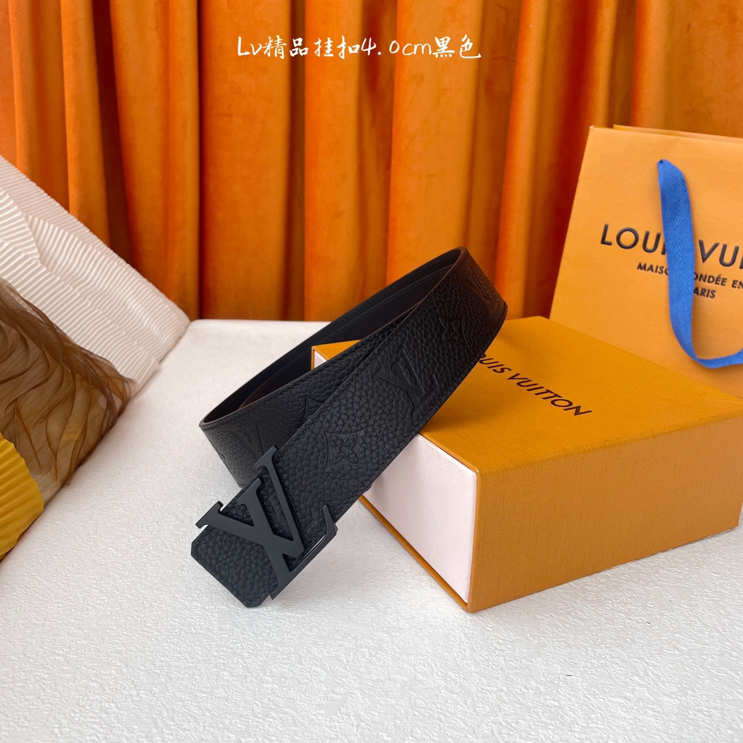 Black Initiales Belt