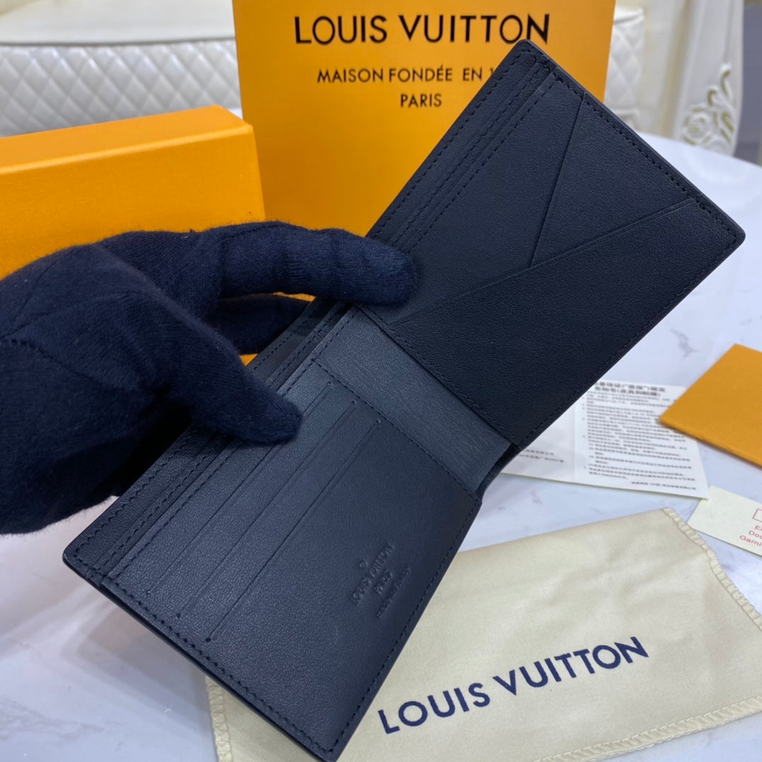 Black multiple wallet