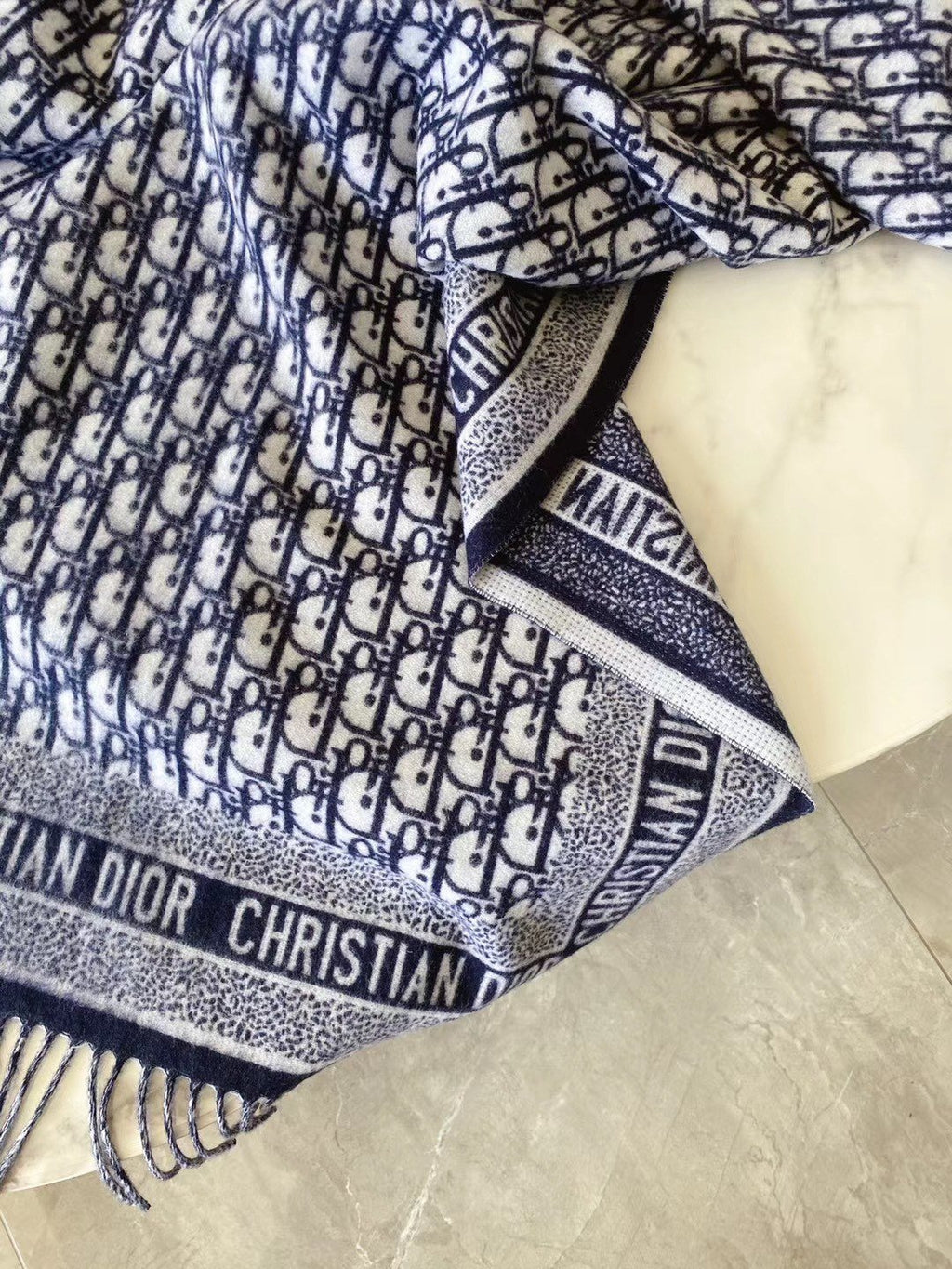 Blue Oblique blanket