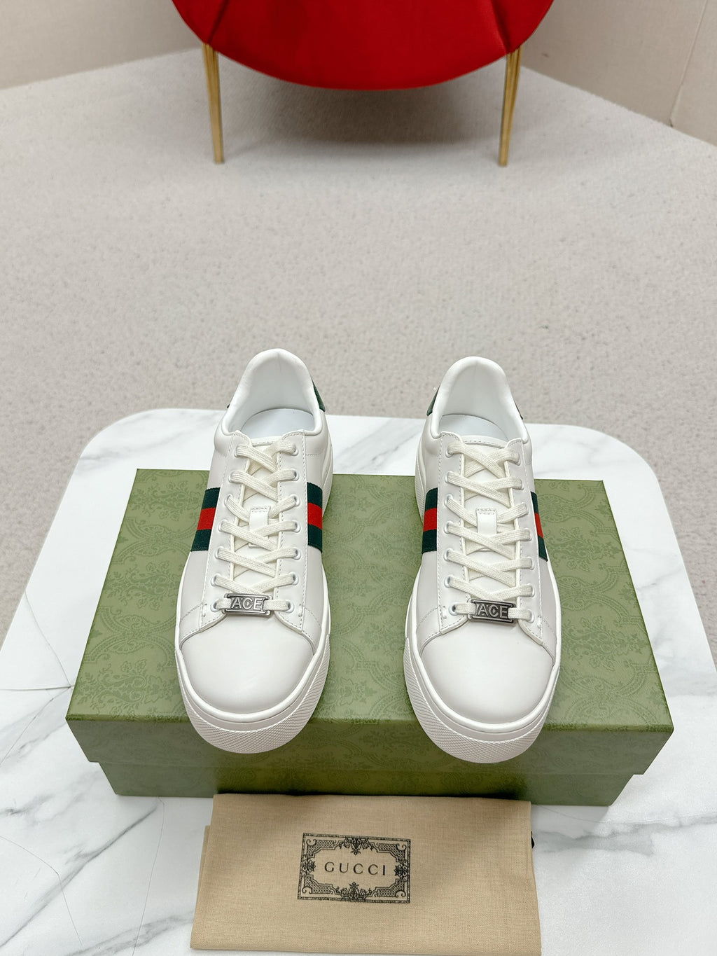 Men's White Ace Sneaker