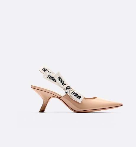 Nude Patent JD slingback  pump