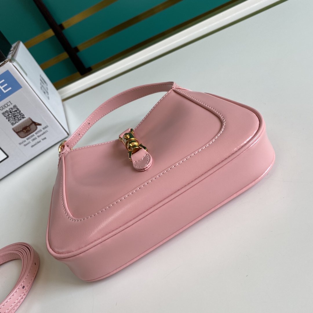 Light pink GJ 1961 mini shoulder bag