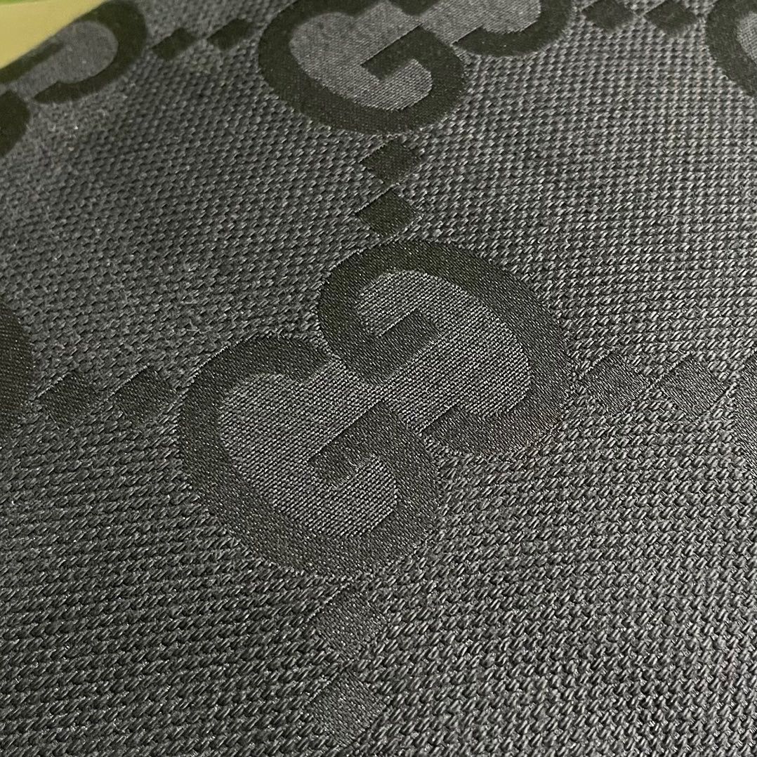 Black JG Medium Messenger Bag