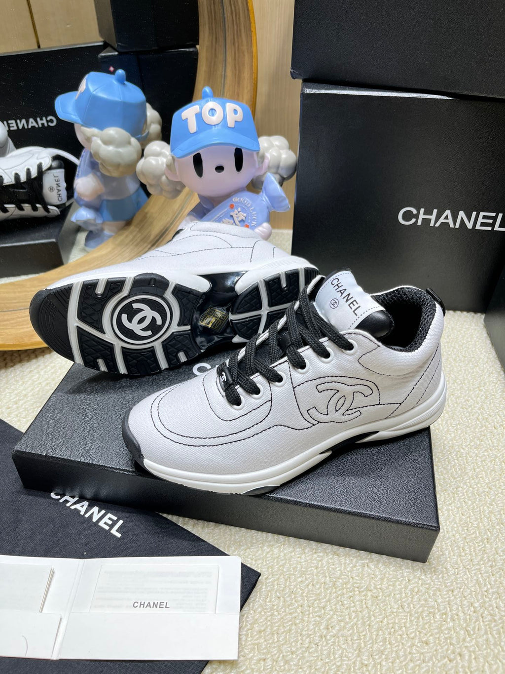 White & Black Trainers
