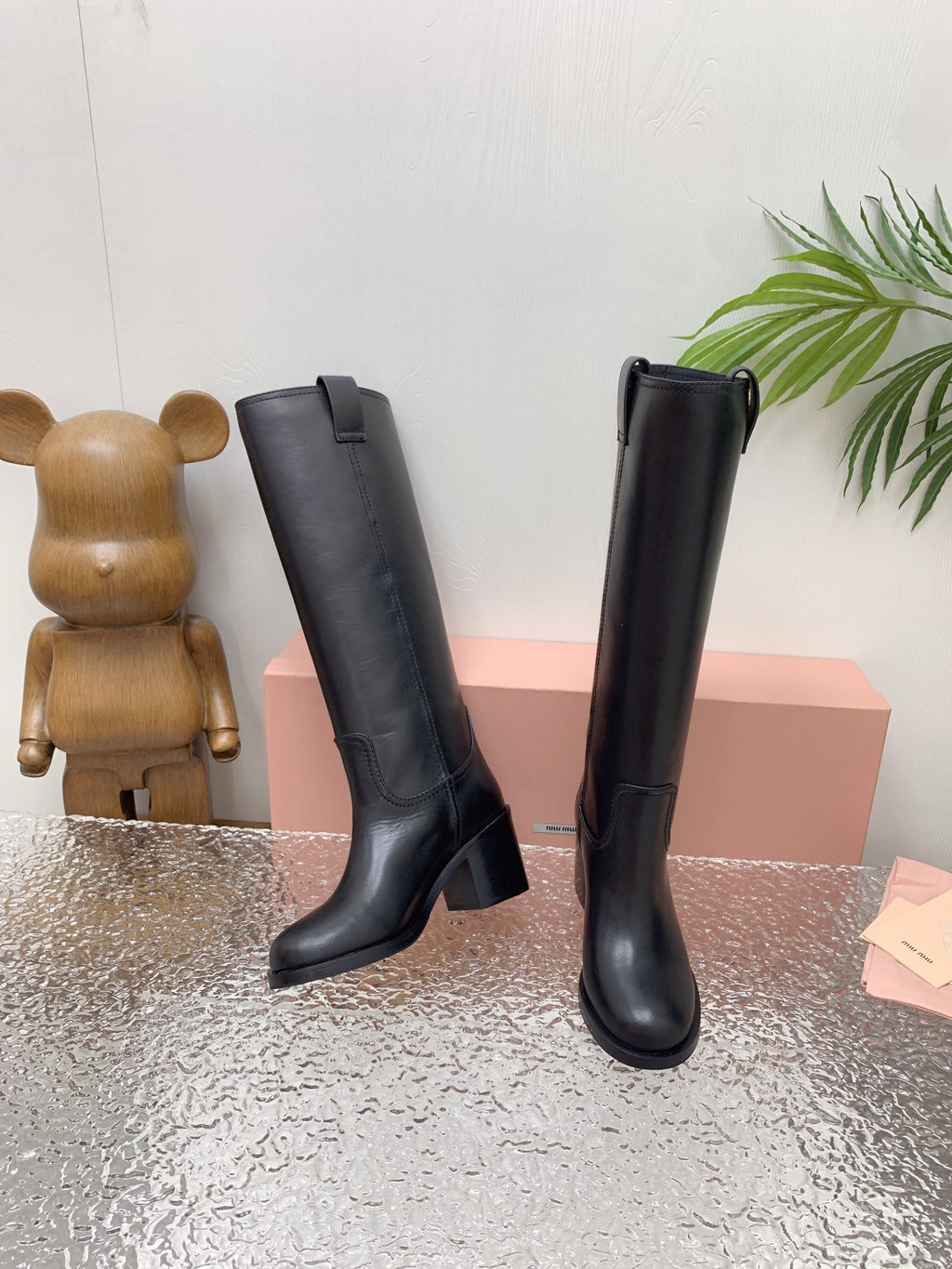 Black MM Leather Boots