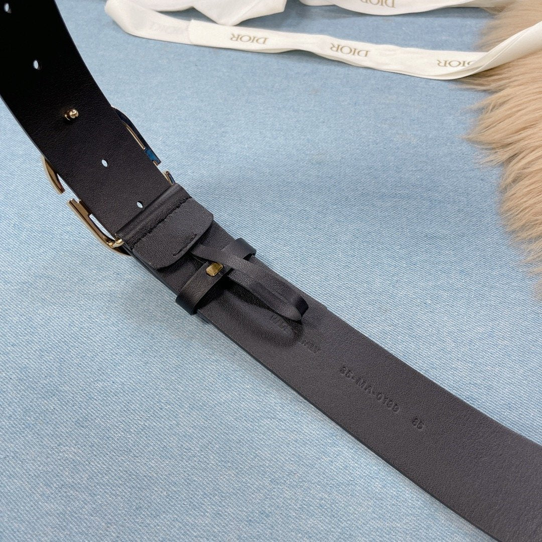 Black DM 35mm belt