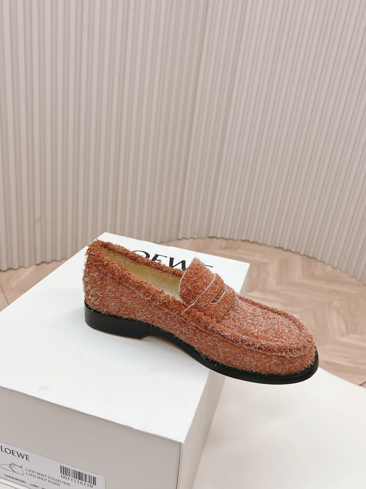 Tan Campo Loafer In Brushed Suede