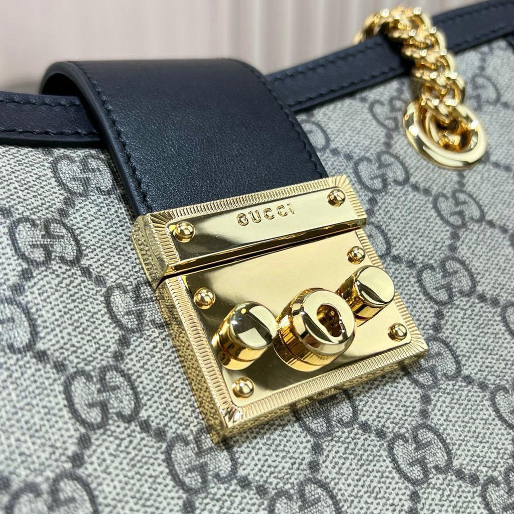 Beige/Black GP Small Shoulder Bag