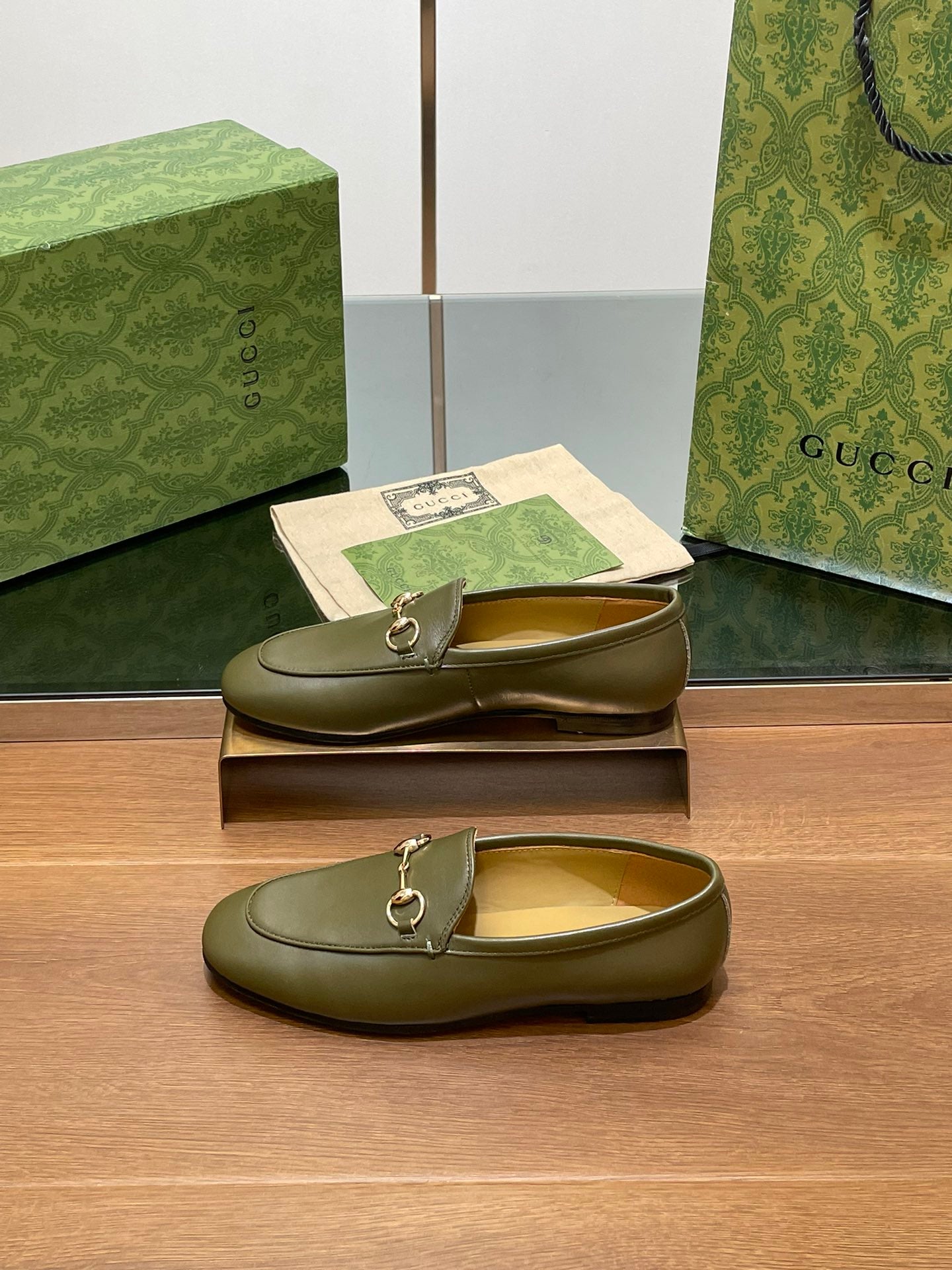 Dark Green Jordaan Loafer