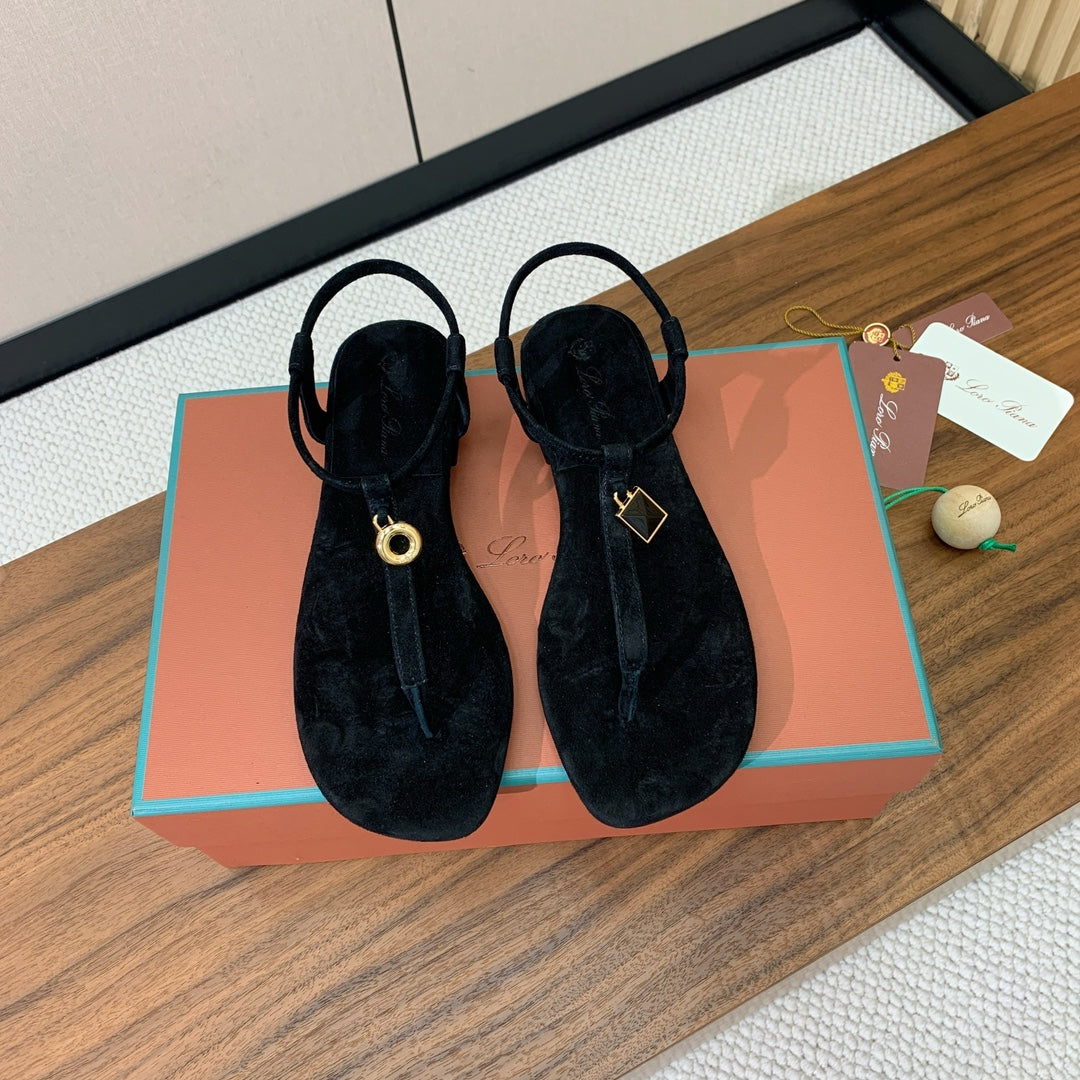 Black Mindil Sandal