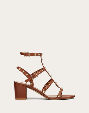 Brown VR ankle strap sandal 60 mm