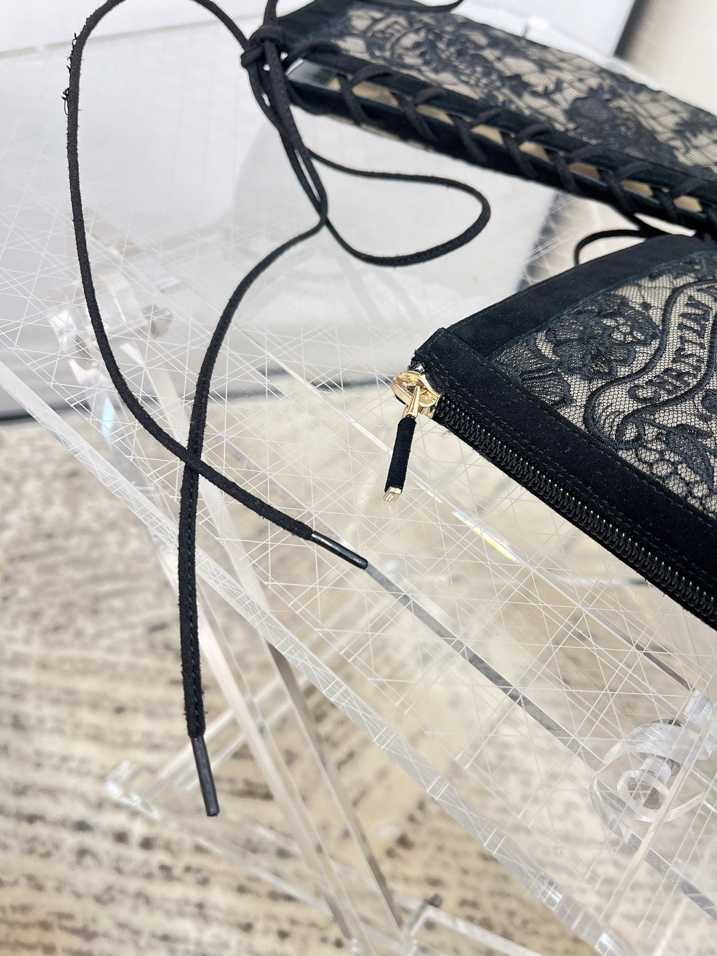 Black Mesh & Suede ND Boot