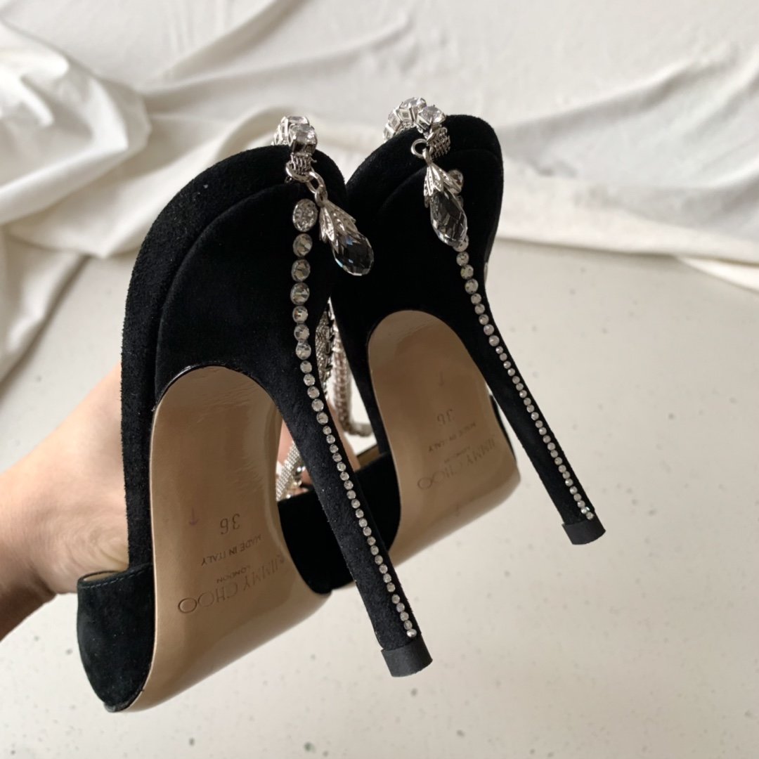 Black Suede JS Pumps