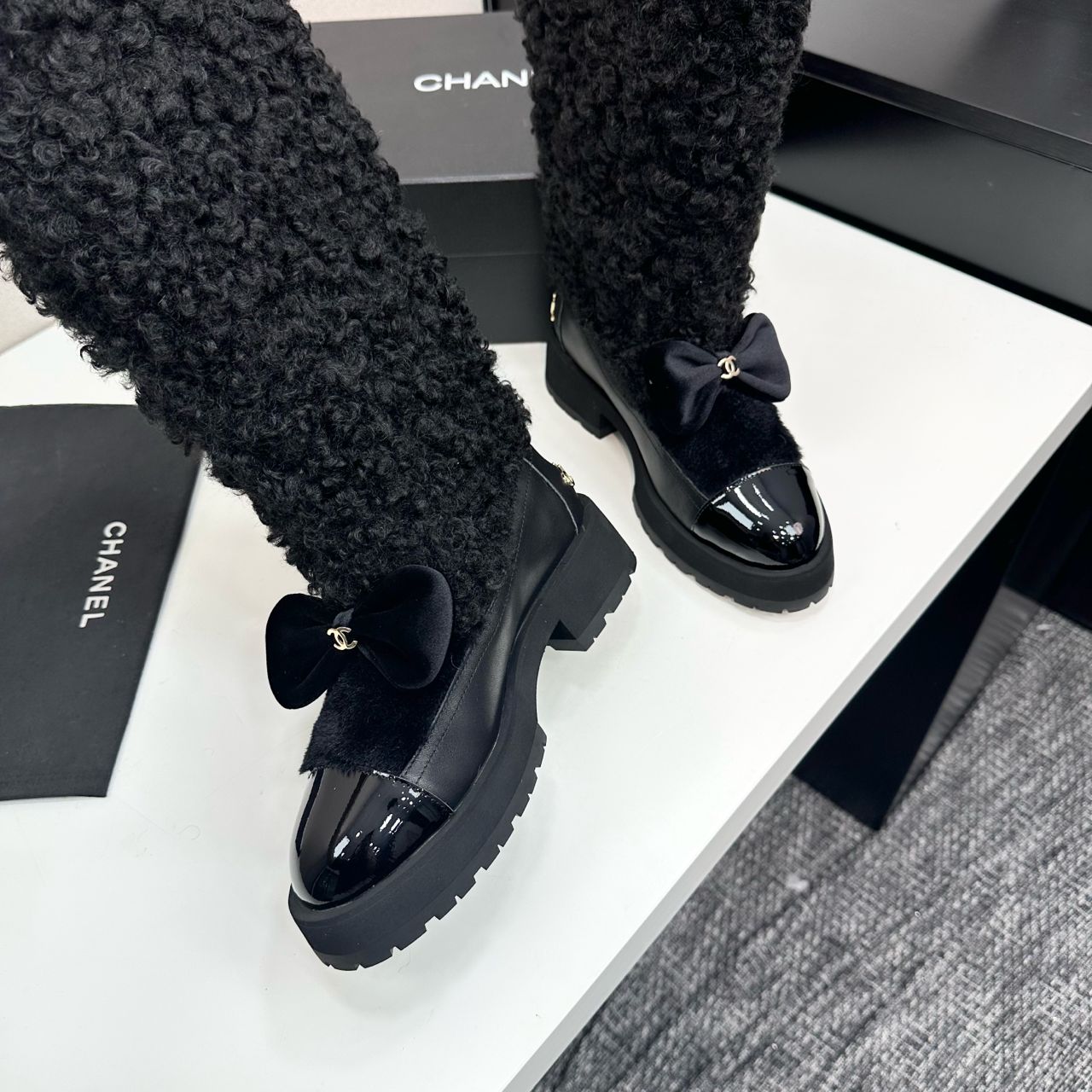 Black High Boots