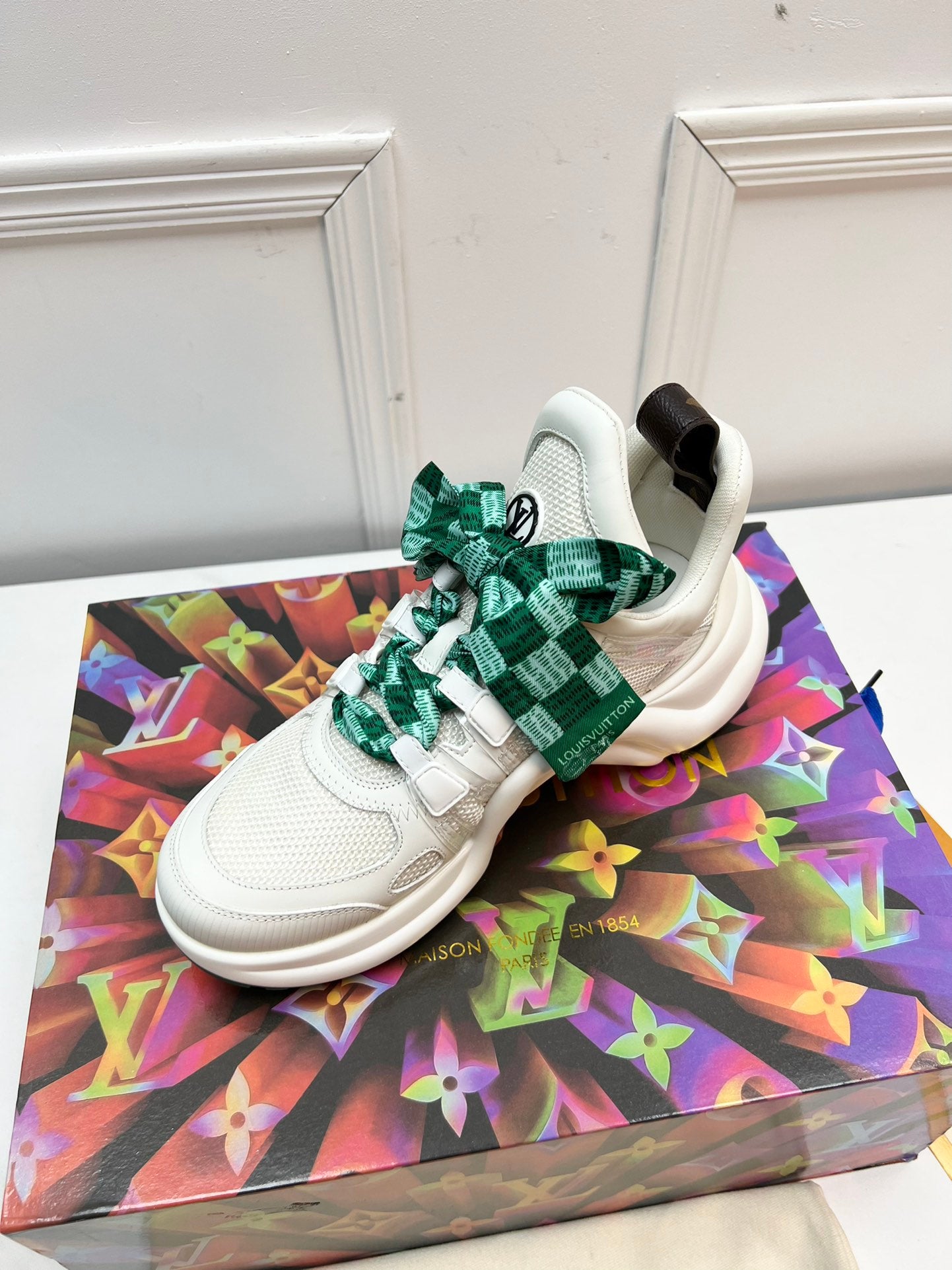 Green LA sneaker