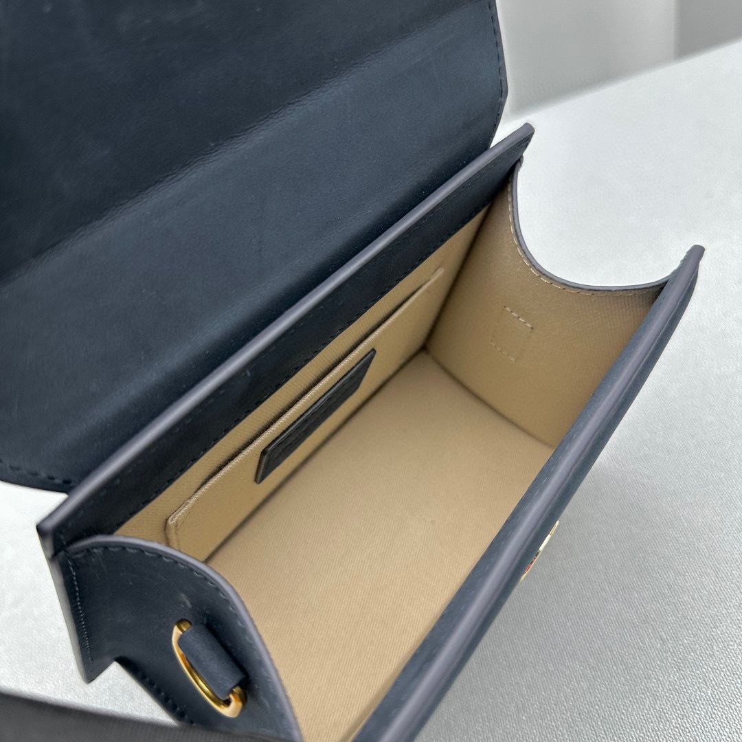 Dark Navy LC Noeud Coiled Handbag