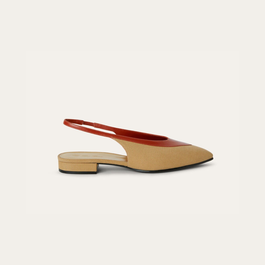 Hinoki Wood/Deep Kummel Rebecca Slingback