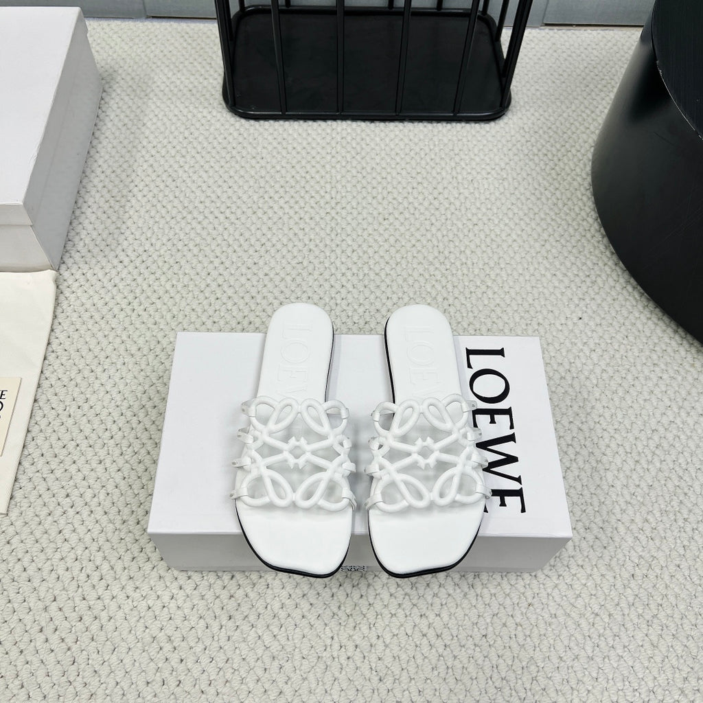 White Petal Anagram Slide