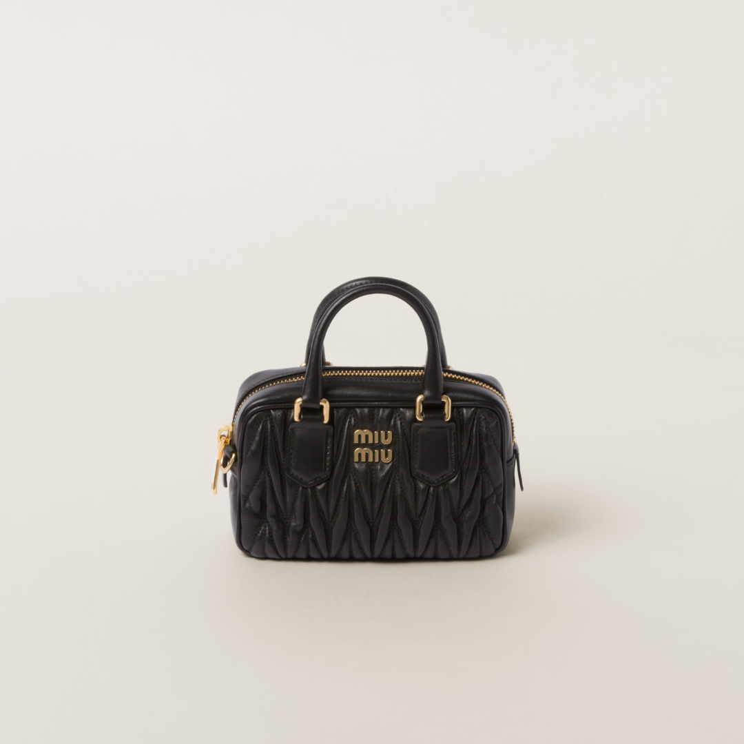 Black AM Leather Mini-Bag