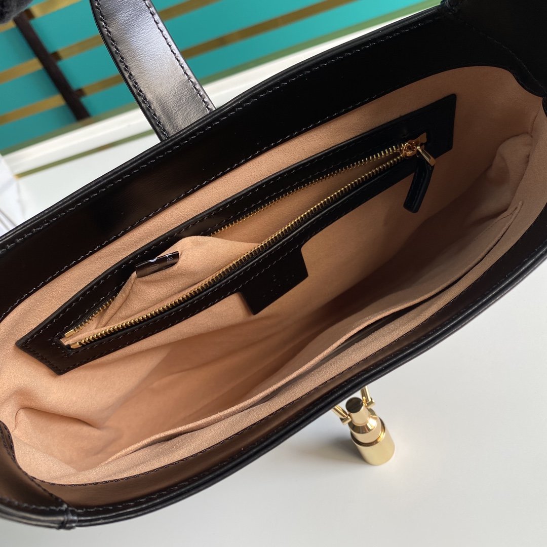 Black GJ 1961 small shoulder bag