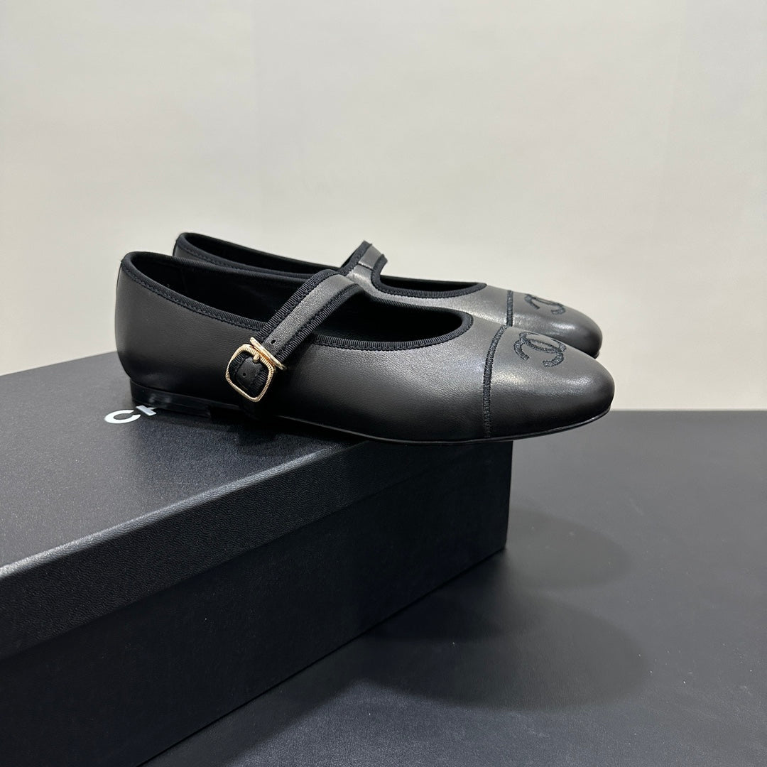 Black MJ Ballerinas