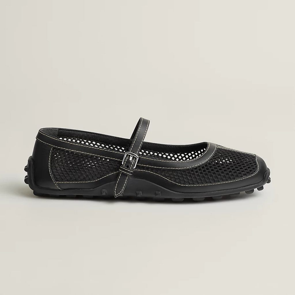 Black Kichu Ballet Flat