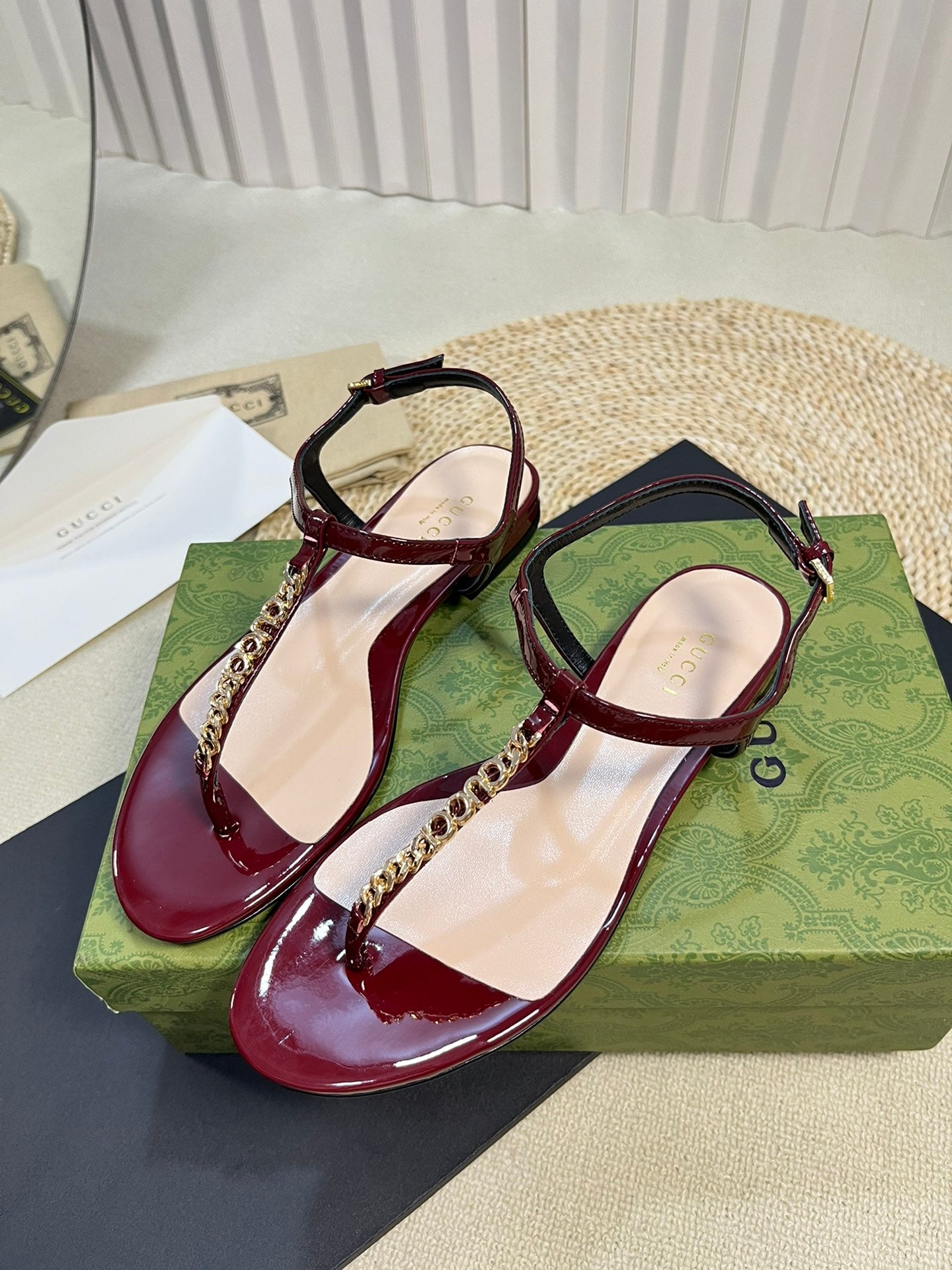 Red GS Thong Sandal