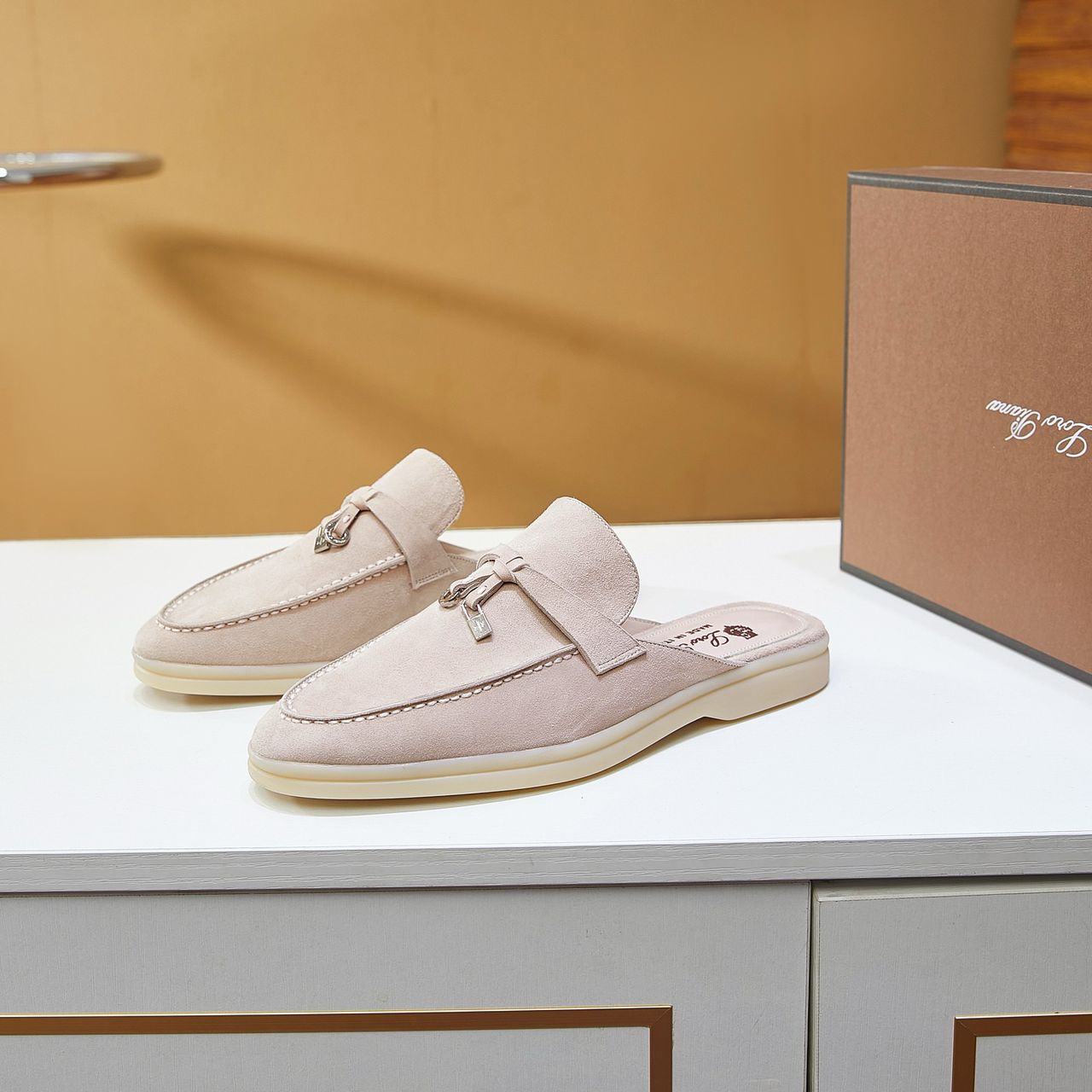 Whisper Pink Charms Walk Babouche Loafer