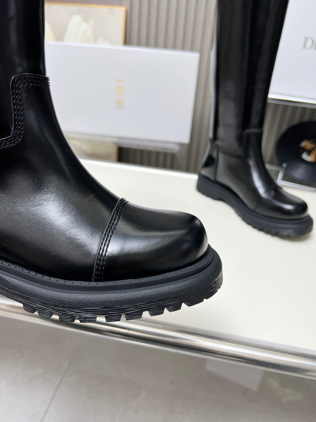 Black Brushed D Boot