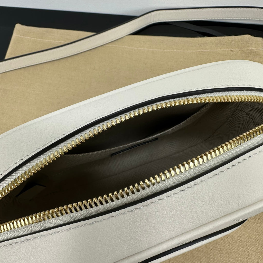White GB Small Shoulder Bag